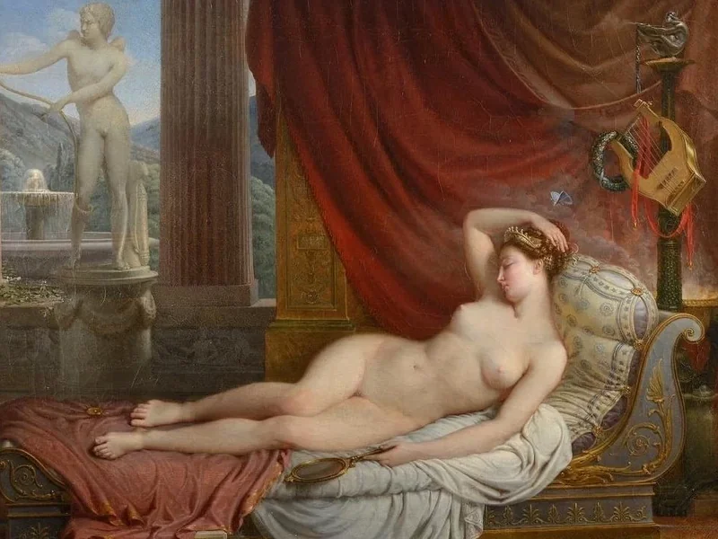 1786-Louis Julien Aulnette du Vautenet - Il sonno di Psiche